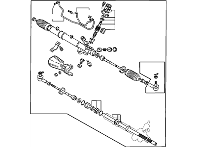 Chrysler Sebring Rack And Pinion - MR510121