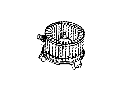 Dodge 5191345AA MOTOR Blower with Wheel