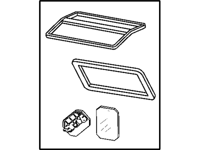 Dodge 68066971AA SEAL KIT A/C And Heater Unit Includes: Case Foam, Evaperator Plate, Heater Pipe Packing, Mode Case Foam