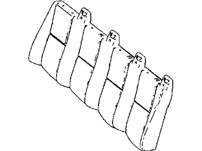 Dodge 1HG931E7AA SEAT BACK Rear