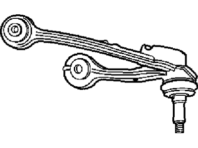 Mopar 52125113AE Upper Control Arm, Front Driver Side