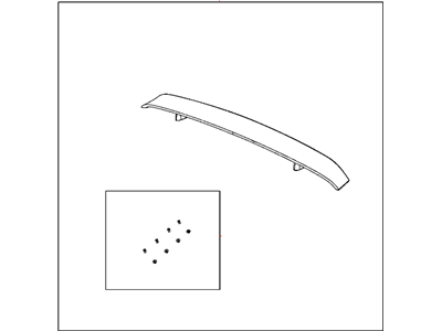 Dodge 82211606 SPOILER KIT Deck Lid