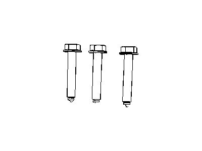 Mopar 6508235AA Mount Bushing Mount Bolt, Upper