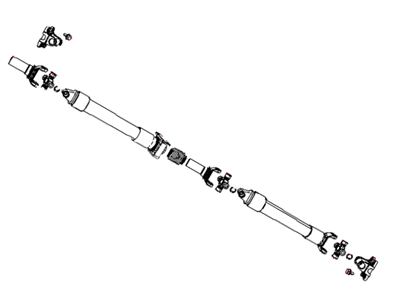 2008 Dodge Ram 3500 Drive Shaft - 52853213AD