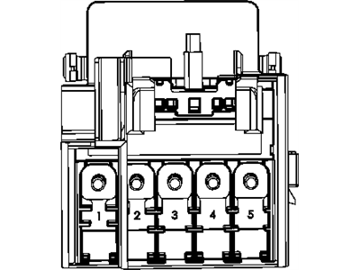 Mopar 68089468AA Block Fuse For Components See 8-515