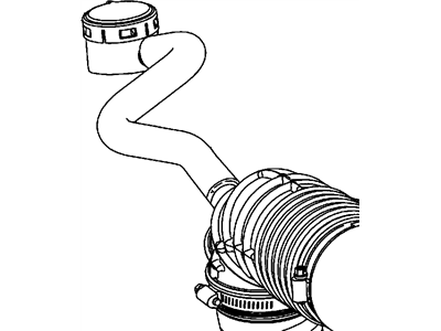 Jeep PCV Valve Hose - 53013910AC
