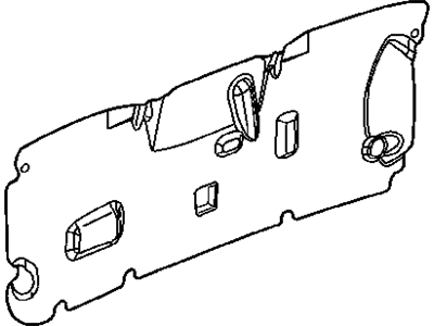 Jeep 55360309AC WATERSHIELD Liftgate Inner