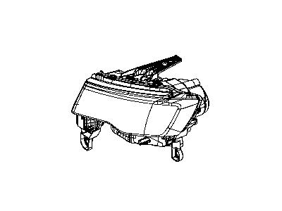 Jeep Grand Cherokee Headlight - 68426876AA
