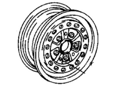 Mopar 4684216 Wheel, Spare, Black