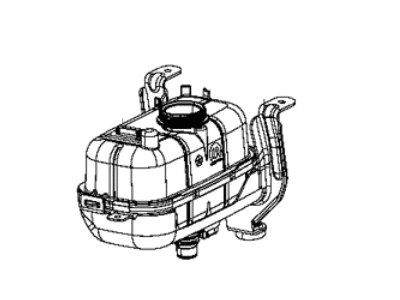 Jeep Wrangler Coolant Reservoir - 68364312AB