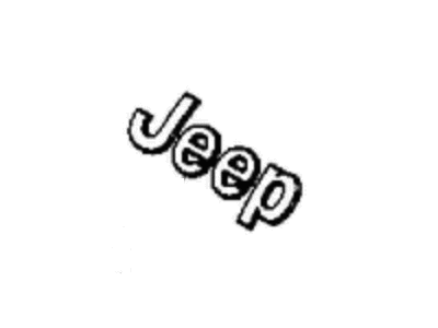 Jeep 68317239AA Nameplate