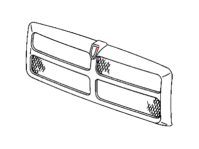 Dodge 55076550 GRILLE Radiator