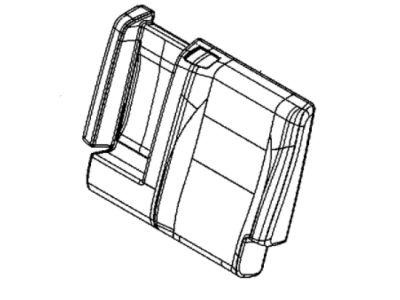 Dodge 5YX07DX9AA COVER Rear Seat Back 2nd Row