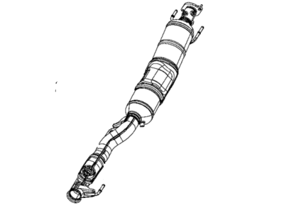 Jeep Wrangler Catalytic Converter - 68299539AB