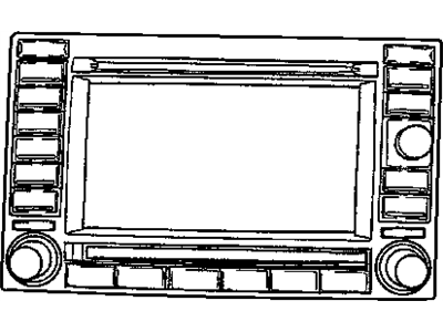 Jeep 56038646AL RADIO AM/FM CD W/NAV/DVD & CD-CTRL