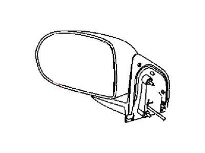 2014 Jeep Compass Car Mirror - 5LV72CDMAB