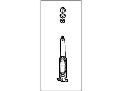 Jeep 4897567AA SHOCK ABSORBER PACKAGE Suspension Front
