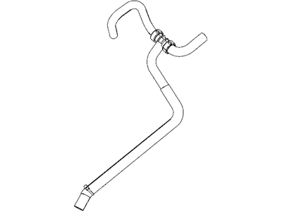 Dodge 55038133AB HOSE AND TUBE Heater Return