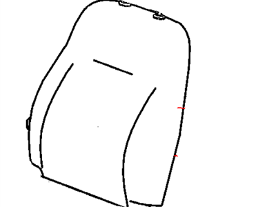 Chrysler 1AB641DVAA COVER Front Seat Back