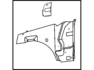 Chrysler 5103370AA PANEL PACKAGE Cowl Side