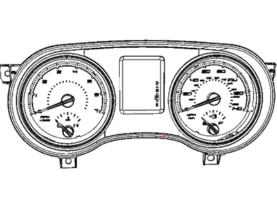 Chrysler 300 Instrument Cluster - 5091740AC