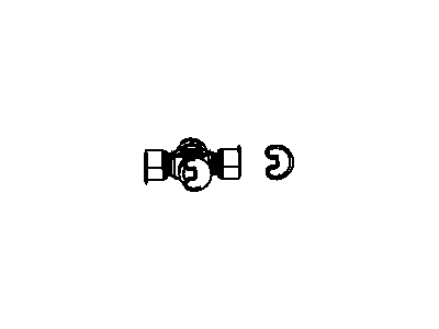 Dodge 68004848AB U-JOINT PACKAGE