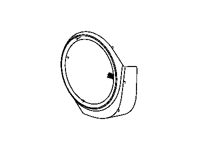Dodge 1AH40XDVAA GRILLE Speaker
