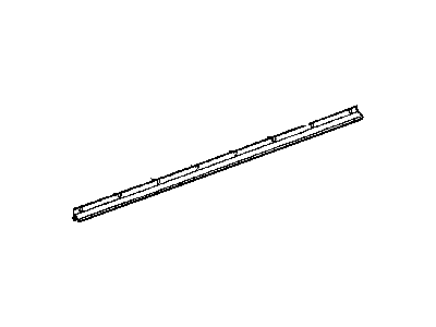 Mopar 55359354AC Lower Weatherstrip, Front