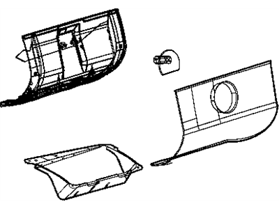 Chrysler YB17ARKAA GLOVE BOX Instrument Panel