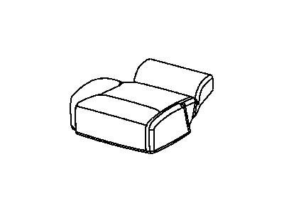 Jeep 1DU501D5AA CUSHION Rear Seat