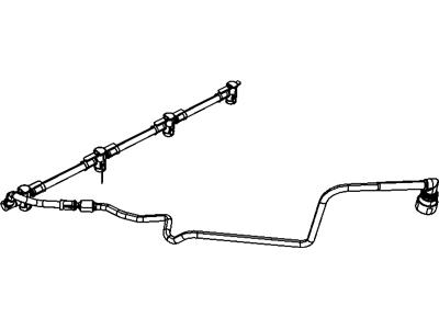 Jeep 68036376AA TUBE Fuel Return