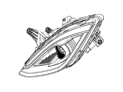Dodge Viper Headlight - 68145249AC