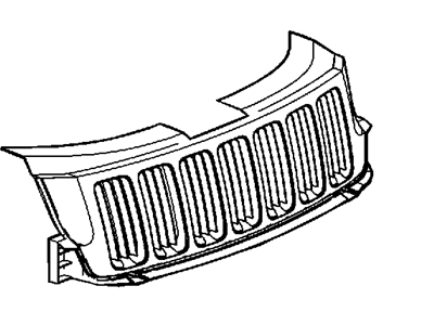 2011 Jeep Grand Cherokee Grille - 68089734AA