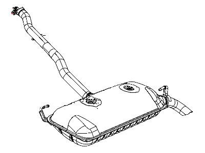Jeep Muffler - 52022319AB