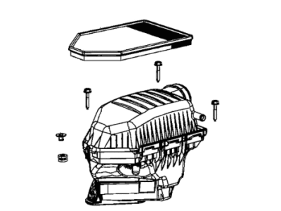 Chrysler Air Filter Box - 52030463AA