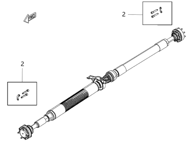 2020 Chrysler 300 Drive Shaft - 68428040AA