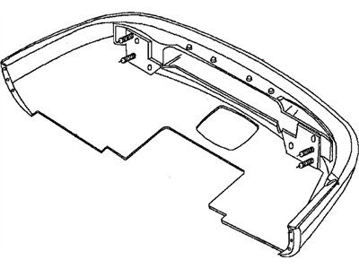 Dodge 5014555AA FASCIA Rear
