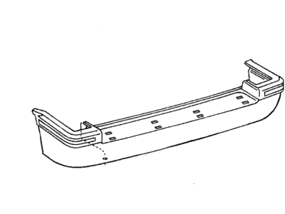 Jeep Grand Wagoneer Bumper - 55032692