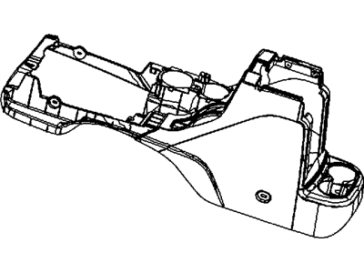 Jeep Center Console Base - 1UB66VT9AA