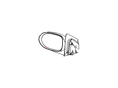 Dodge 5074208AF MIRROR Outside, Rearview, Electric, Heated