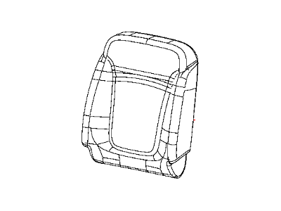 Dodge 1UM34DW1AA COVER Front Seat Back