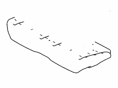 2003 Jeep Wrangler Seat Cushion - XU331DVAA