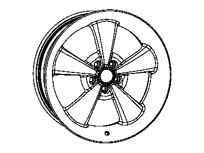 Dodge 68051232AB WHEEL Aluminum
