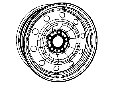 Dodge 4782466AC WHEEL Steel
