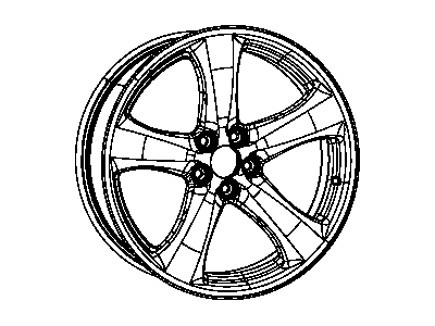 Mopar 1UH63DX8AA Wheel Aluminum