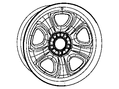 Dodge Spare Wheel - 4895425AD