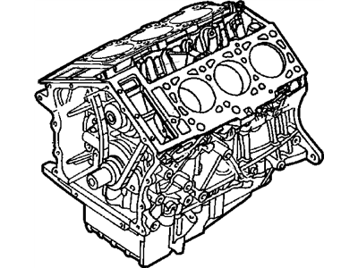 Dodge 5018727AC ENGINE Short Block