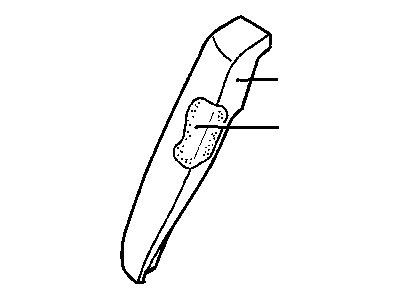 Chrysler MR202289 PAD Rear Seat Back