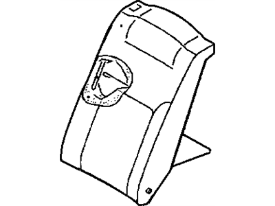 Dodge MR966426XB COVER Rear Seat Back