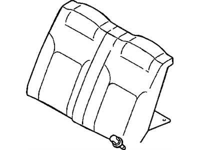 Dodge MR595489XB BACK ASSY Rear seat